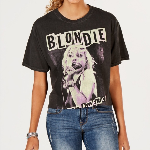 Blondie Debbie Harry Mic Pose 2 Parallel Lines Ufficiale Uomo Maglietta Unisex - Foto 9